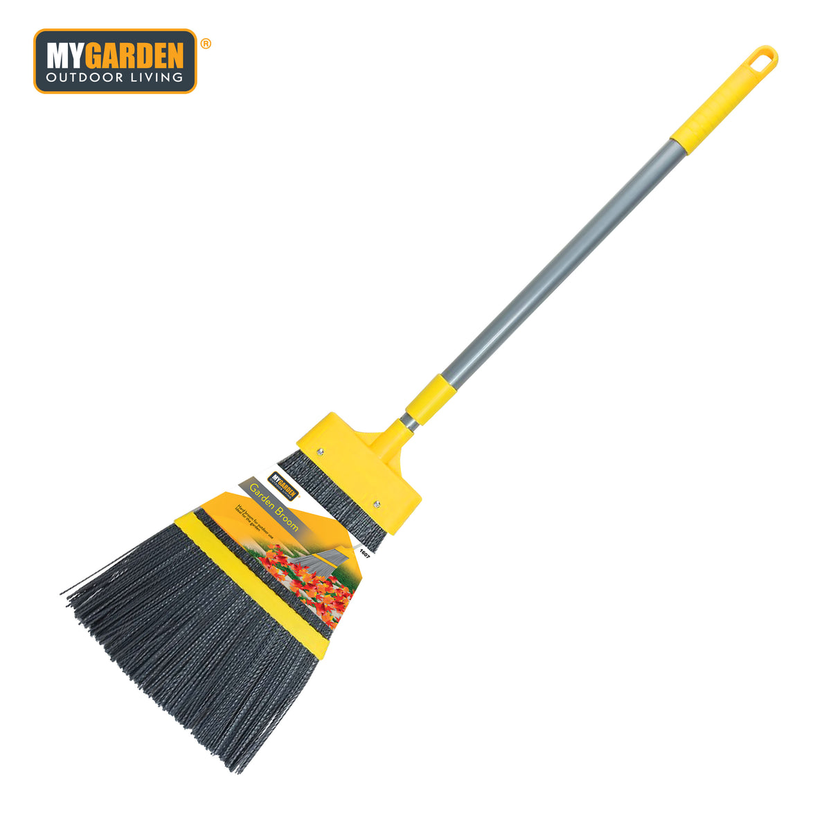 Garden Broom with Telescopic Handle