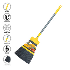 Garden Broom with Telescopic Handle