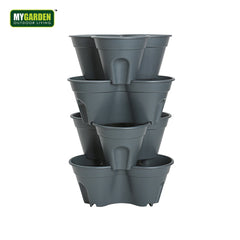 4PK Stackable Flower Pot