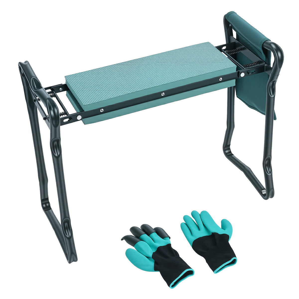 Garden Kneeler Seat with Bag & Gloves