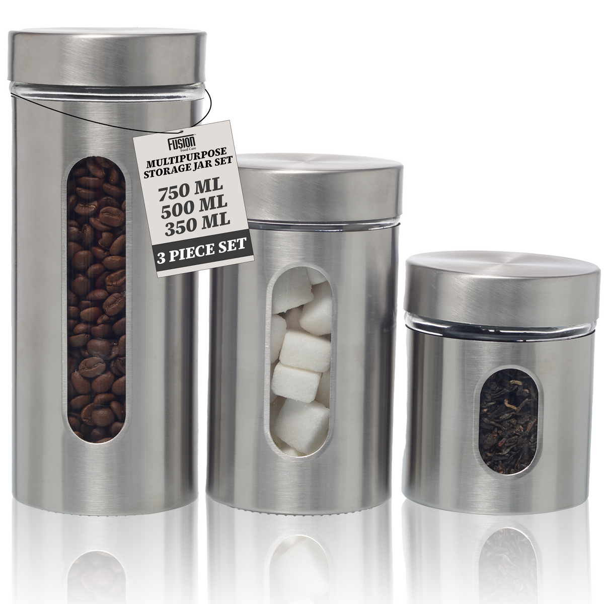 3PK Glass Storage Container
