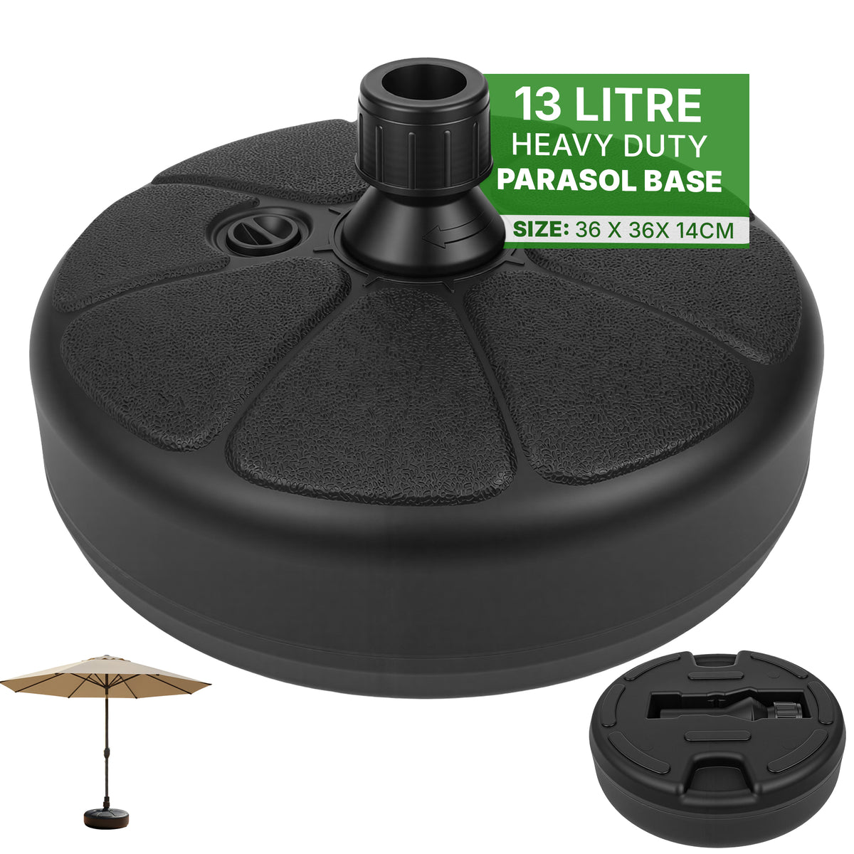 13L Water Parasol Base