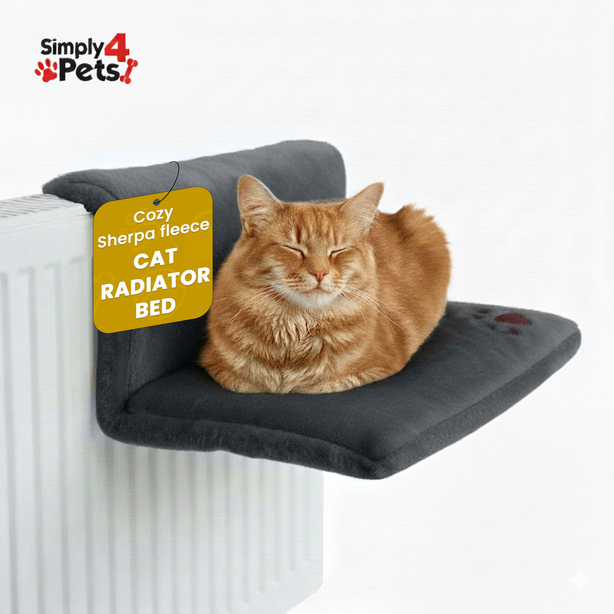 Cat radiator Bed Grey