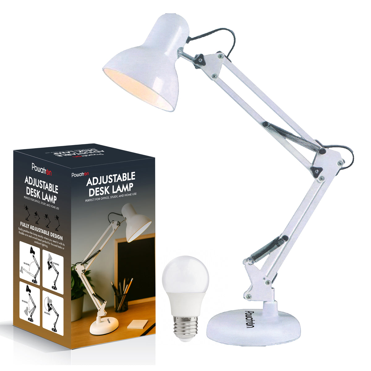 Desk Lamp White
