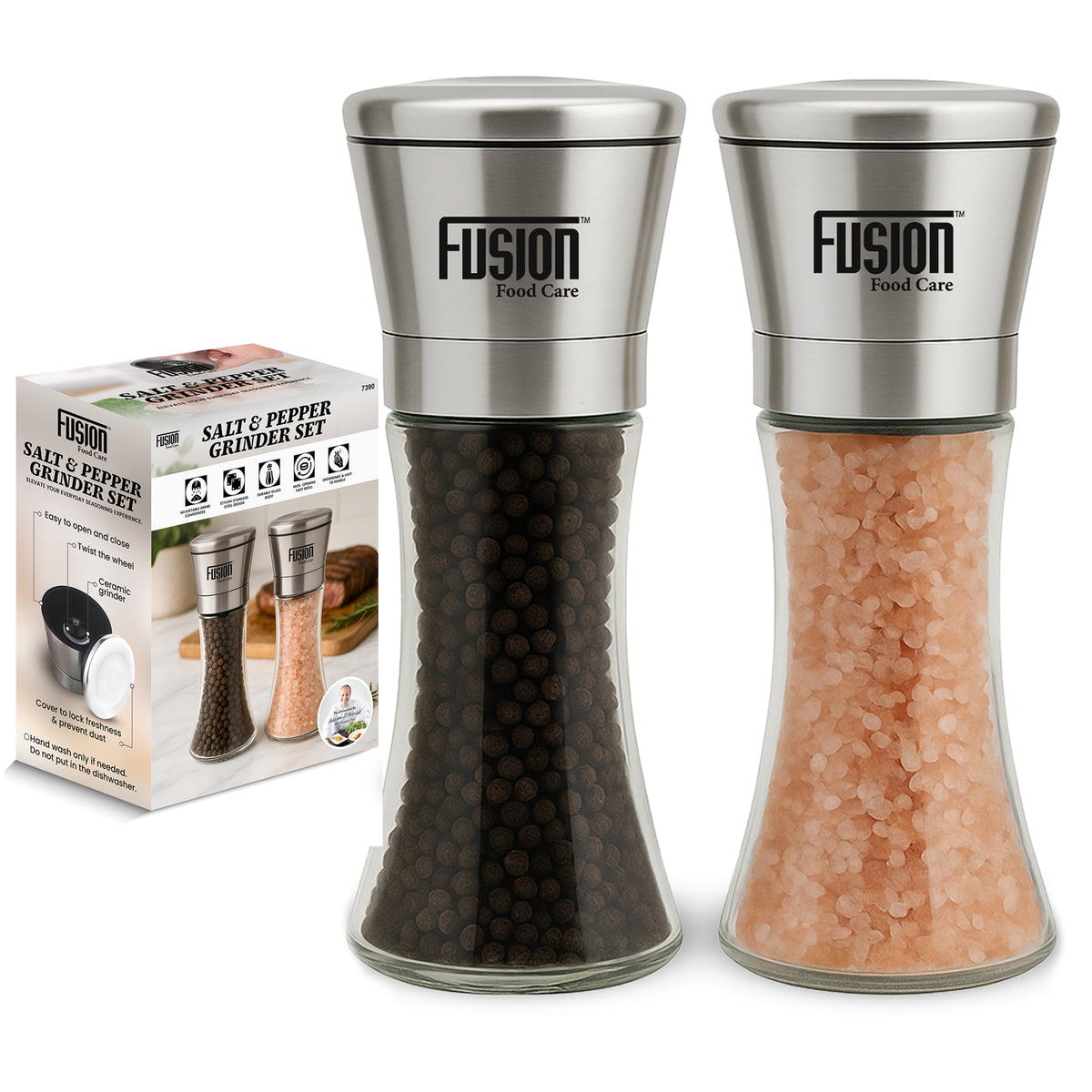 2PK Salt & Pepper Grinder