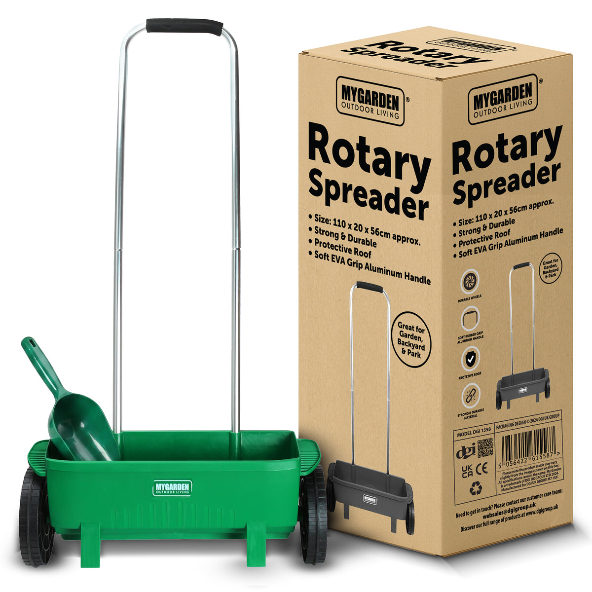12L Rotary Spreader + Spatula