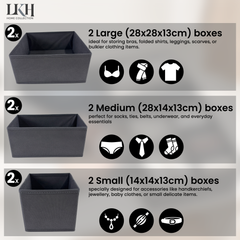 6PK Storage Boxes