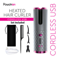 USB Intelligent Heat Hair Curler with Accessories