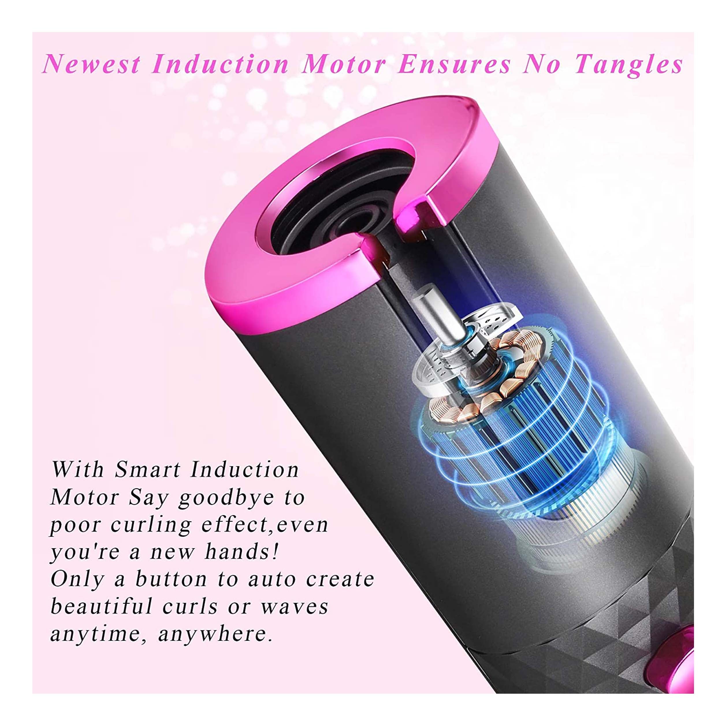 USB Intelligent Heat Hair Curler with Accessories