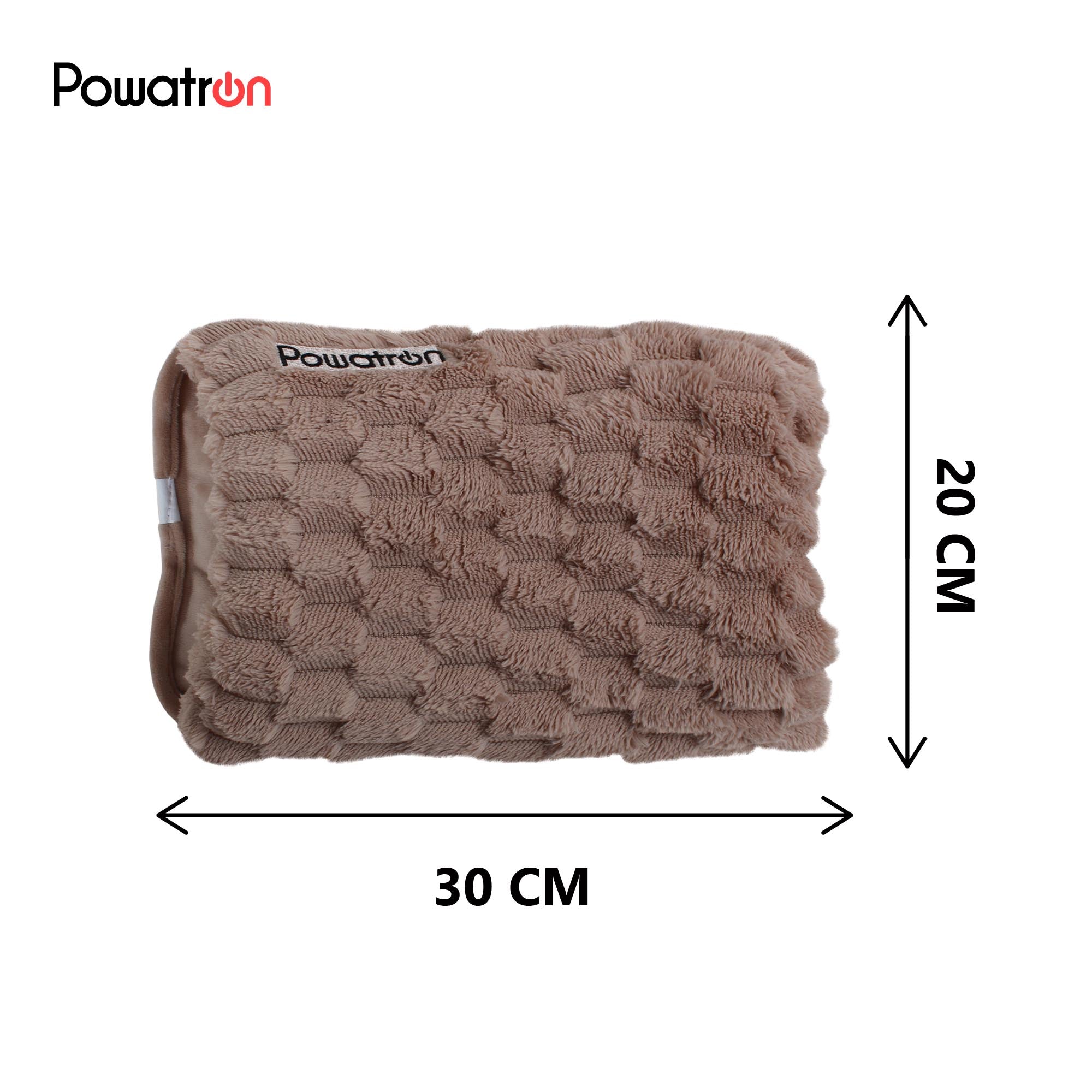 Rechargeable Electric Hot Water Bottle with Super Soft Teddy Fabric