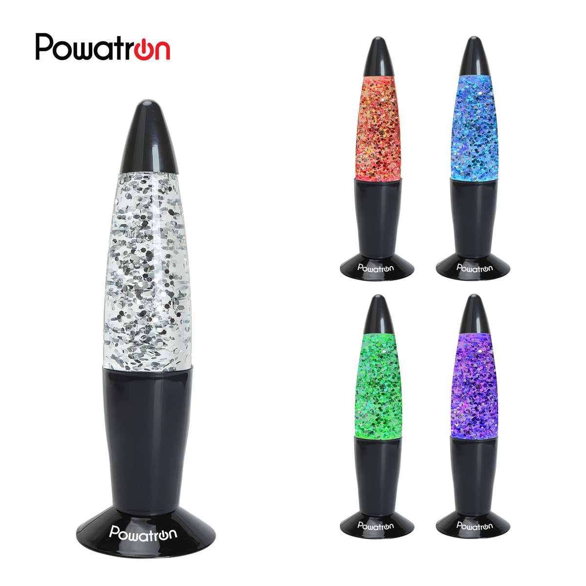 13-Inch Colour Changing Glitter Lamp