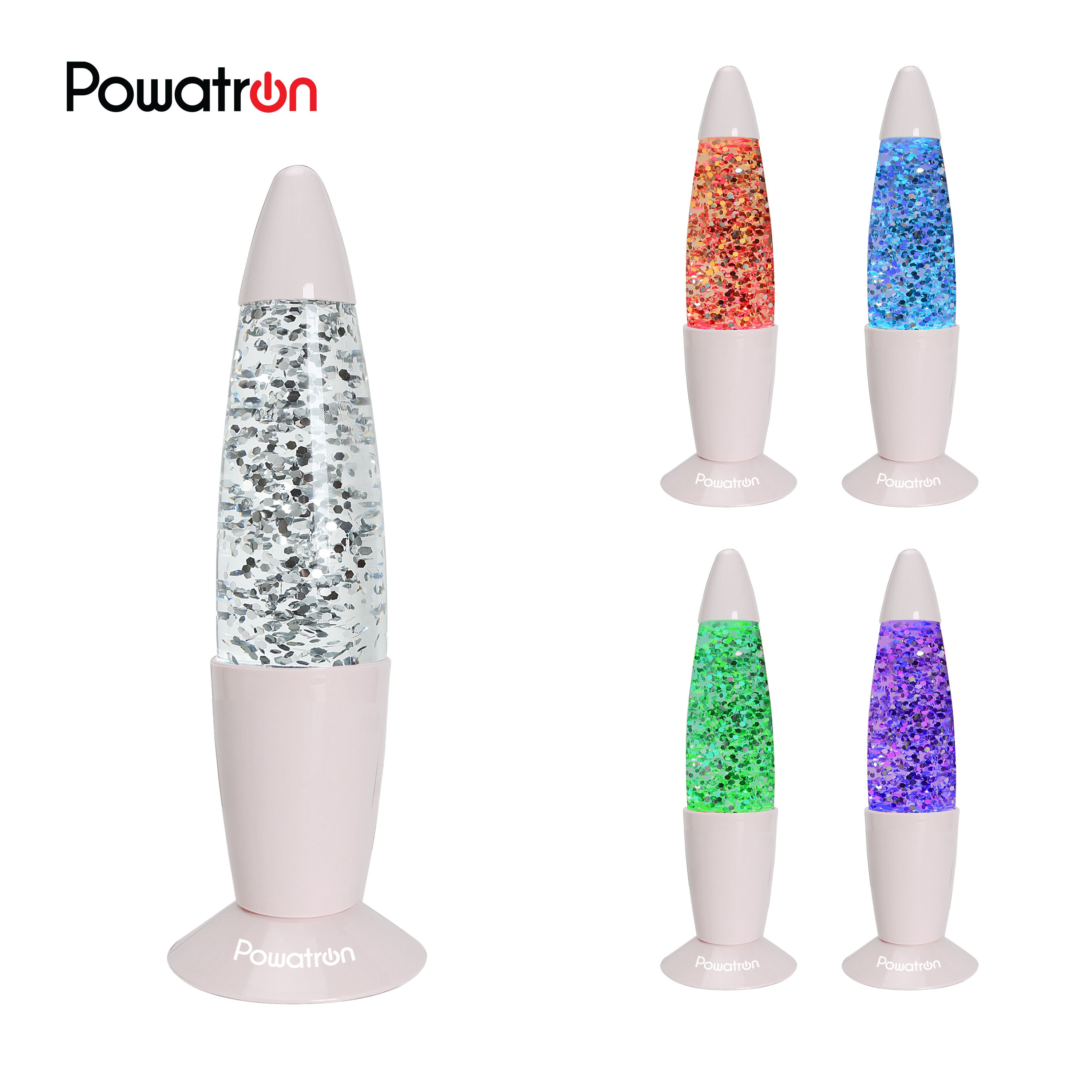 Colour Changing Glitter Lamp