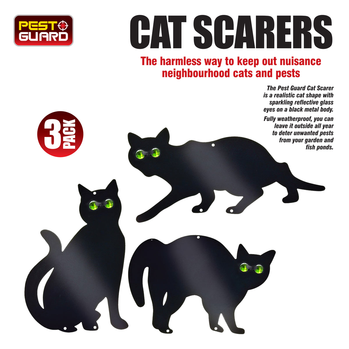 3PK Cat Scarers