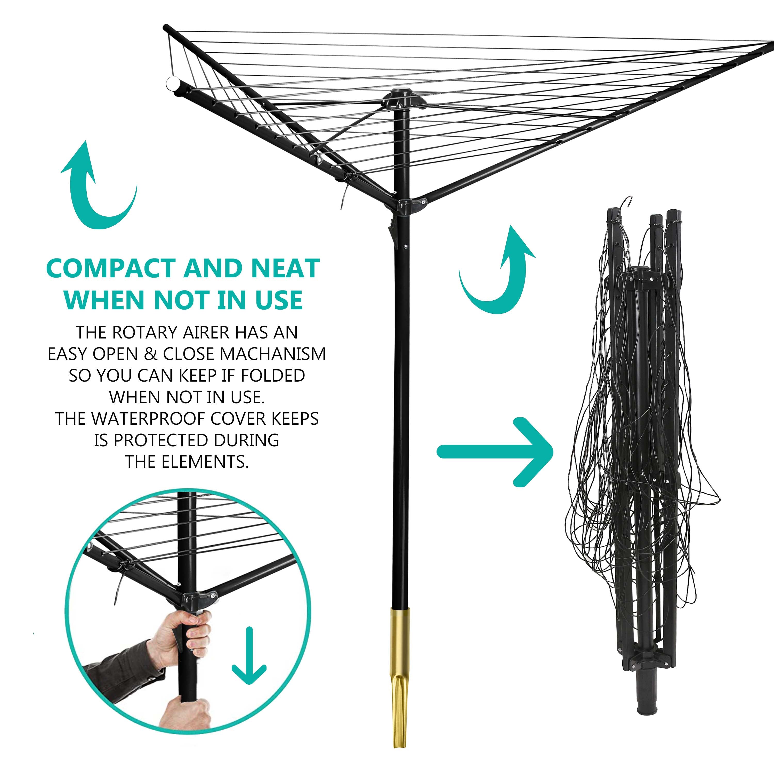 30M Rotary Airer For Outdoor Drying