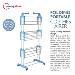 3 Tiers Folding Portable Clothes Airer