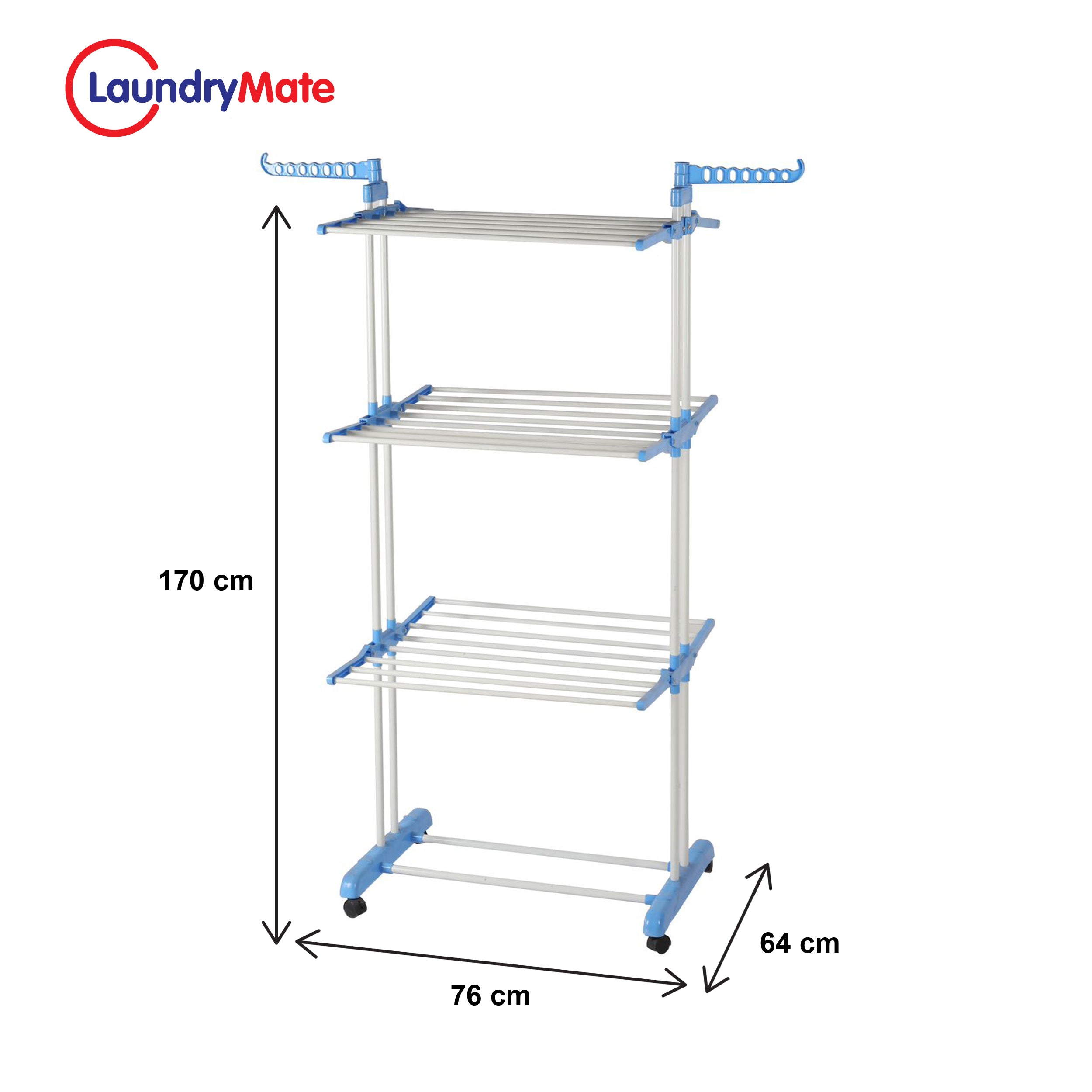 3 Tiers Folding Portable Clothes Airer