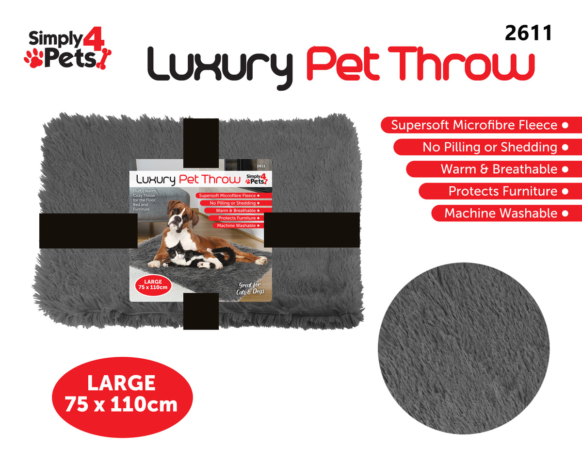 Pet Blanket Large Grey