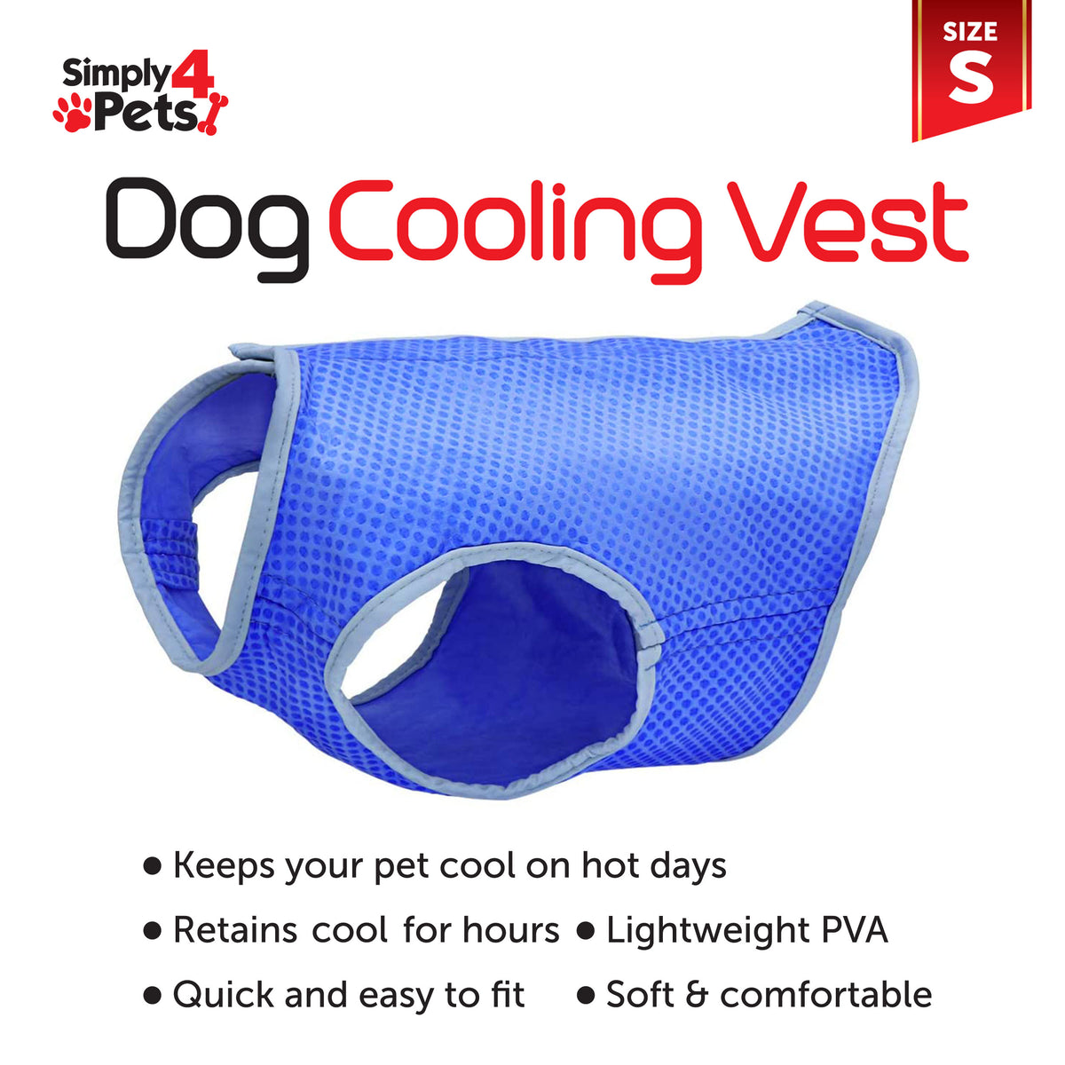 Dog Cooling Vest Size Small