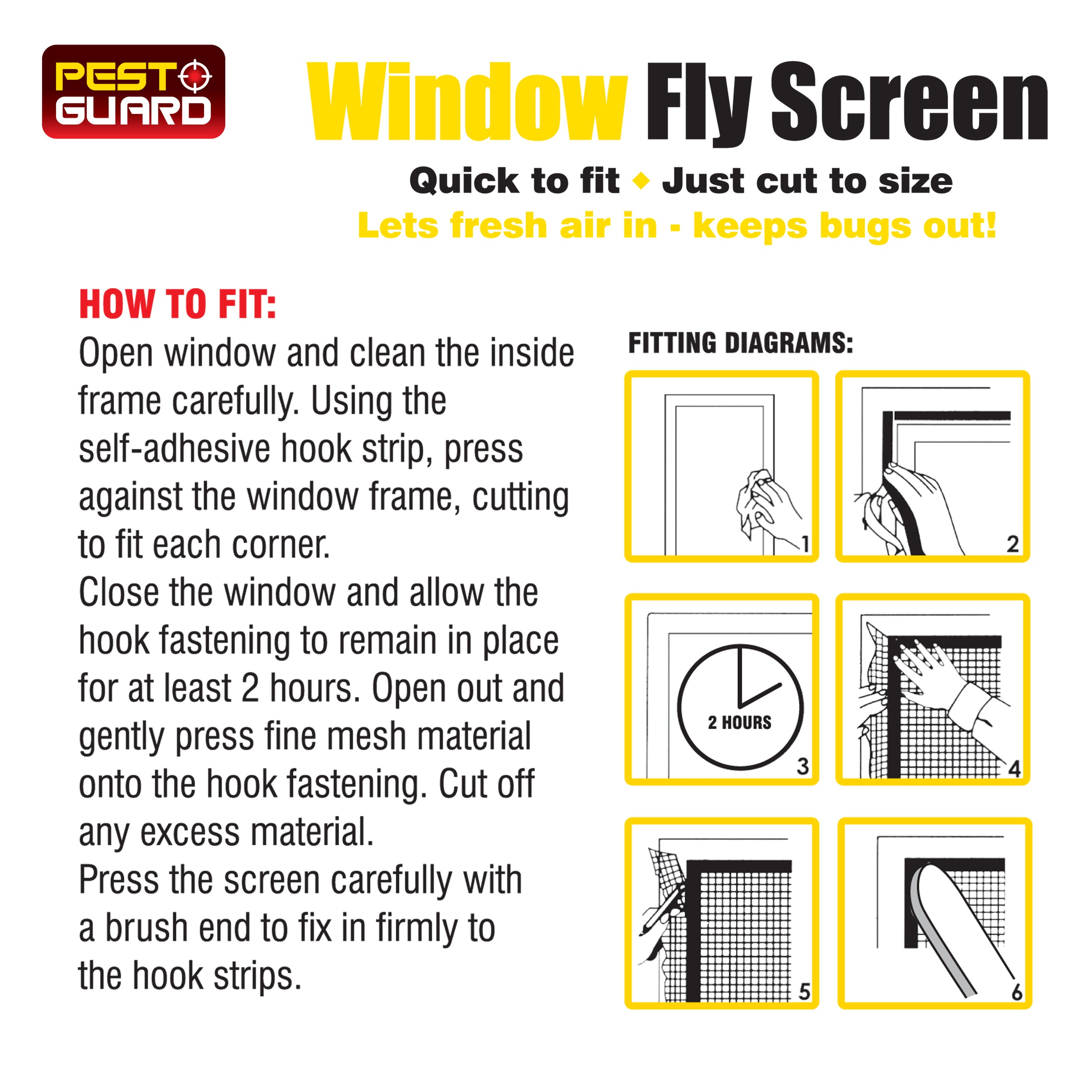 Door Mesh with Pelmet Plus Window Mesh