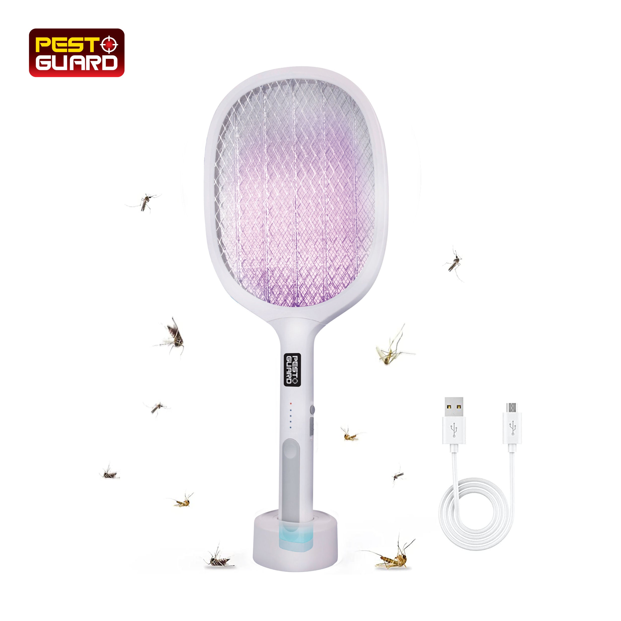 2 in 1 Racket Fly Killer USB Rechargeable