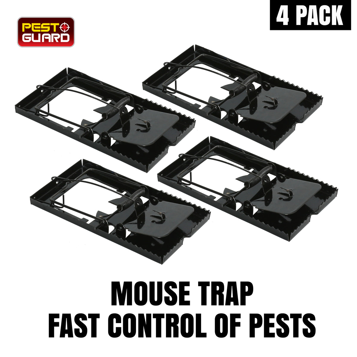 4pk Iron Mouse Trap