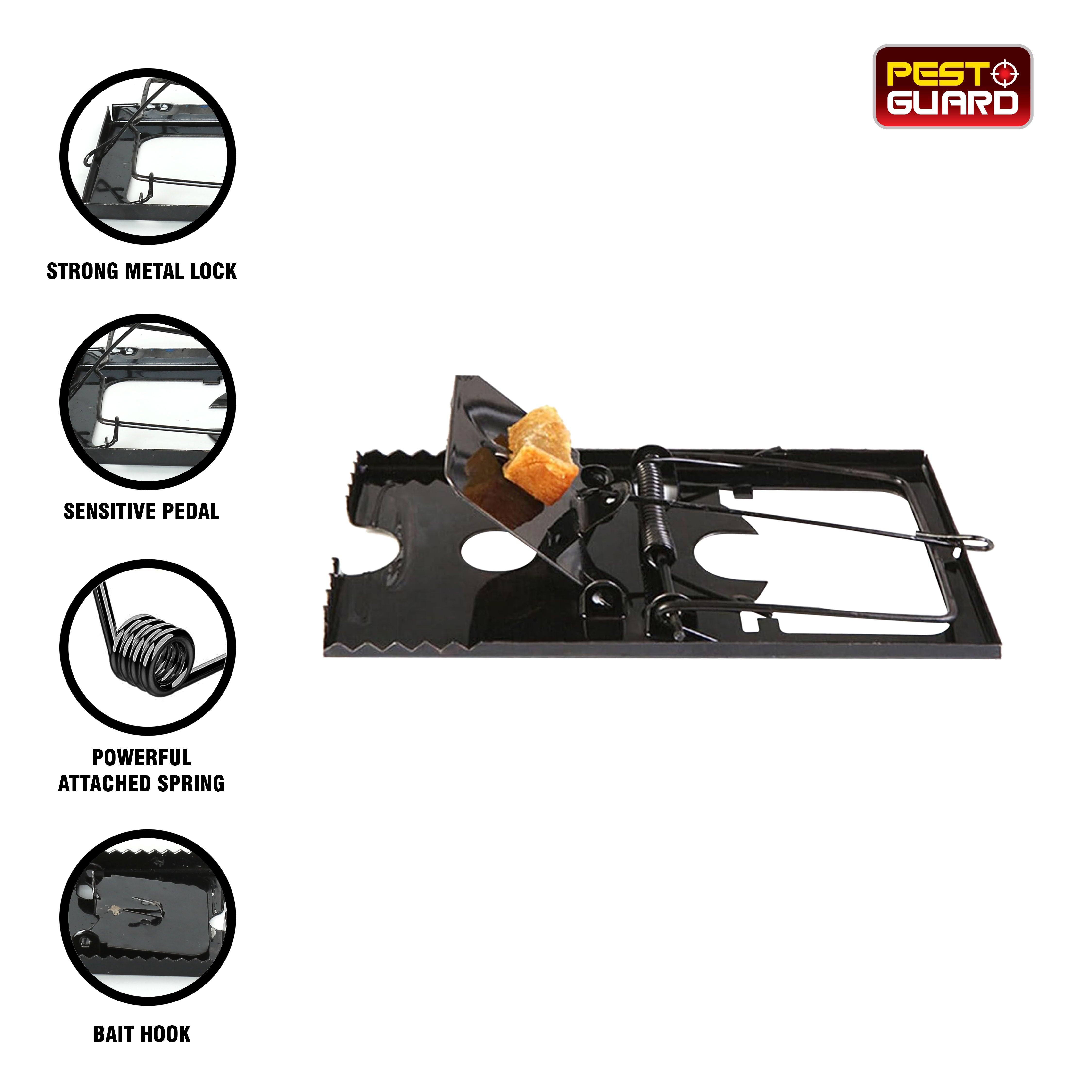 4PK Super Strong Spring Mouse Trap