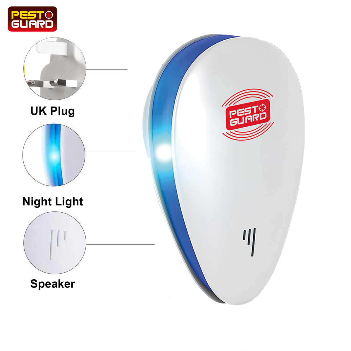2PK Ultrasonic Pest Repeller