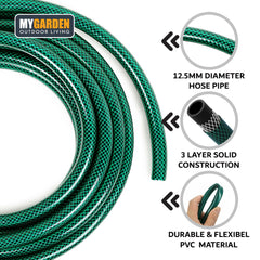 30m Hosepipe with Connectors