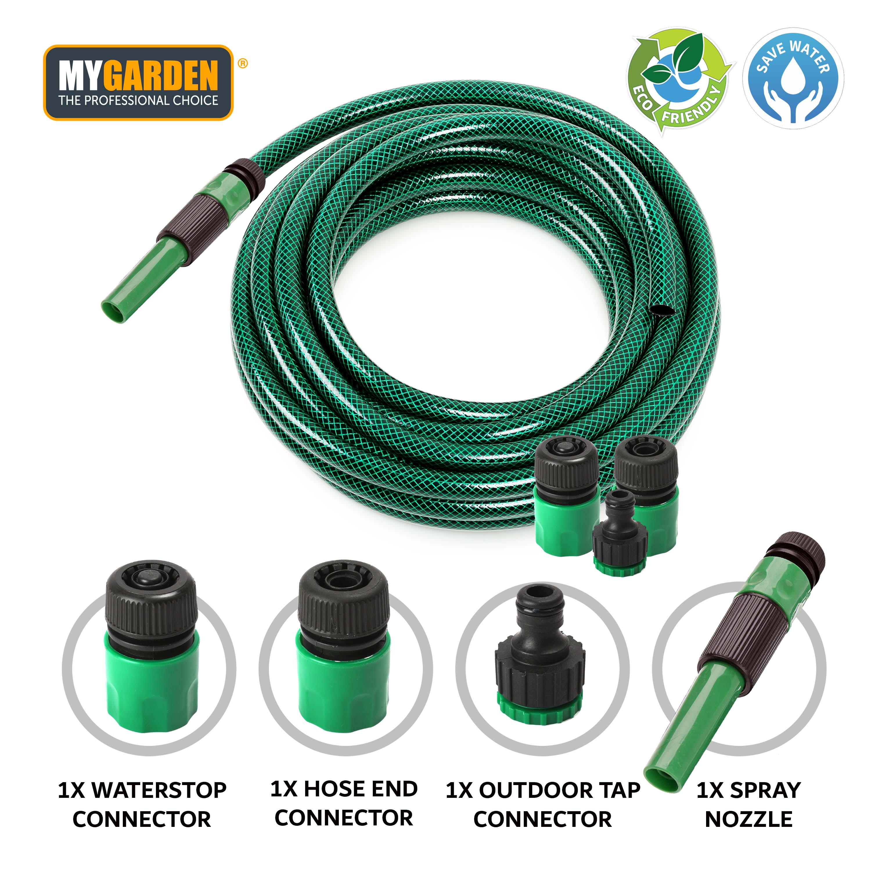 50m Hosepipe with Connectors