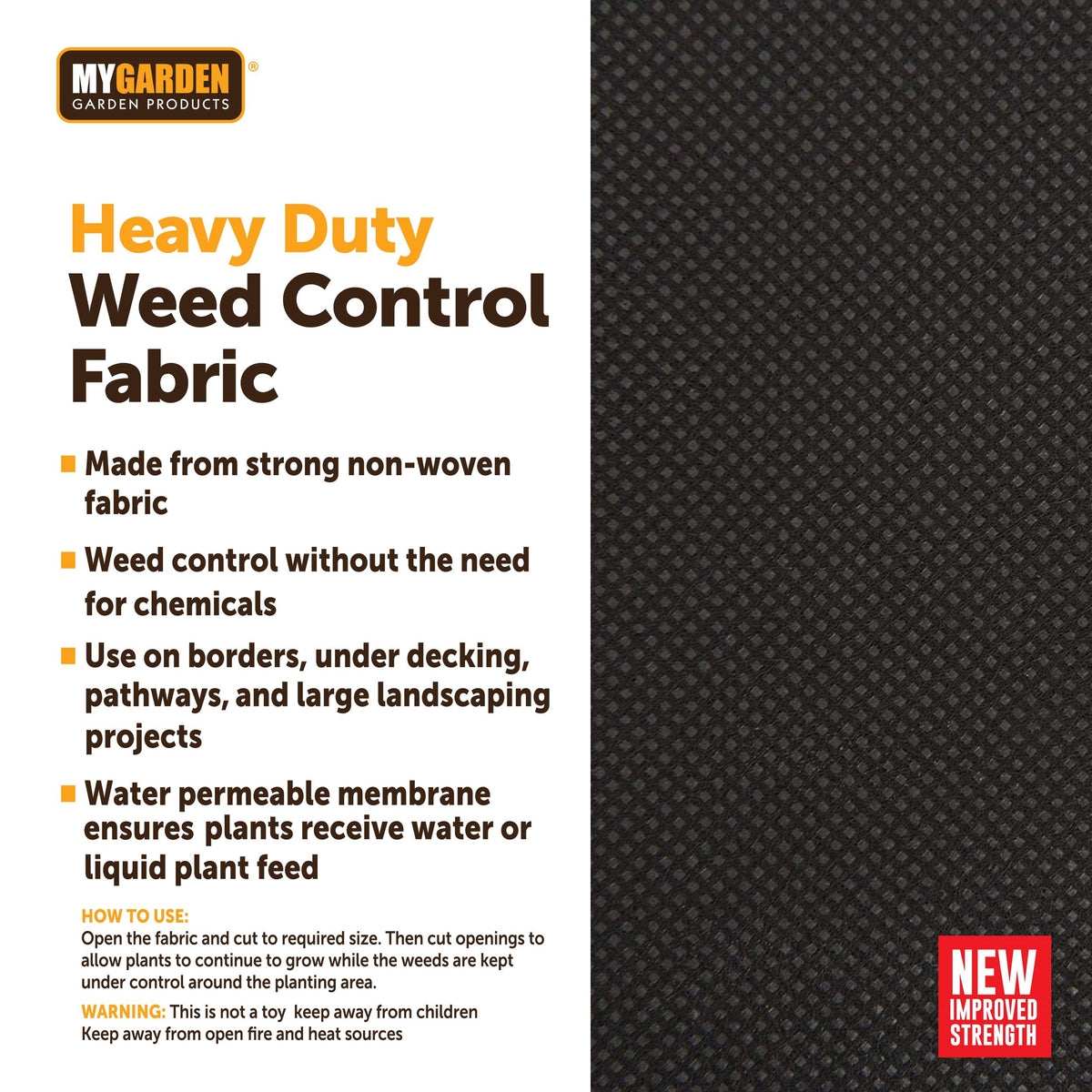 Heavy Duty Weed Control Fabric