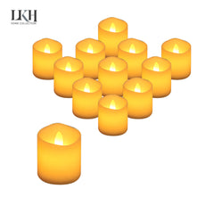 12PK White Candle
