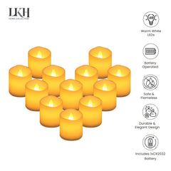 12PK White Candle