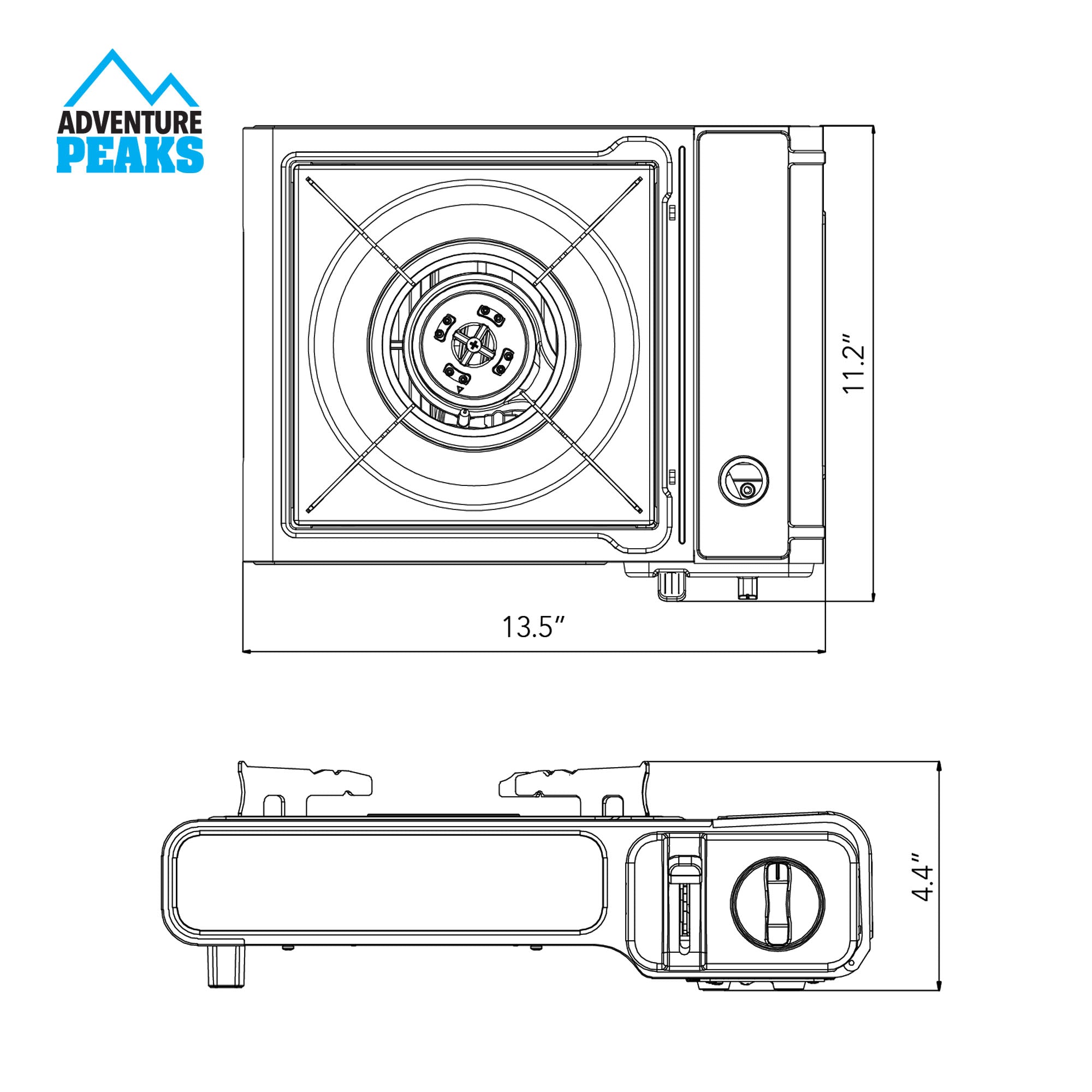 Portable Gas Camping Stove for Outdoor Cooking Adventures