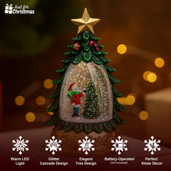 Christmas-Snowman LED Tree Light with Water Glow (24)