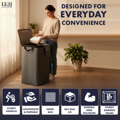 Laundry Basket Grey