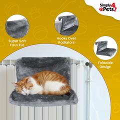 Cat radiator Bed Grey
