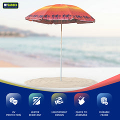Beach Umbrella Orange