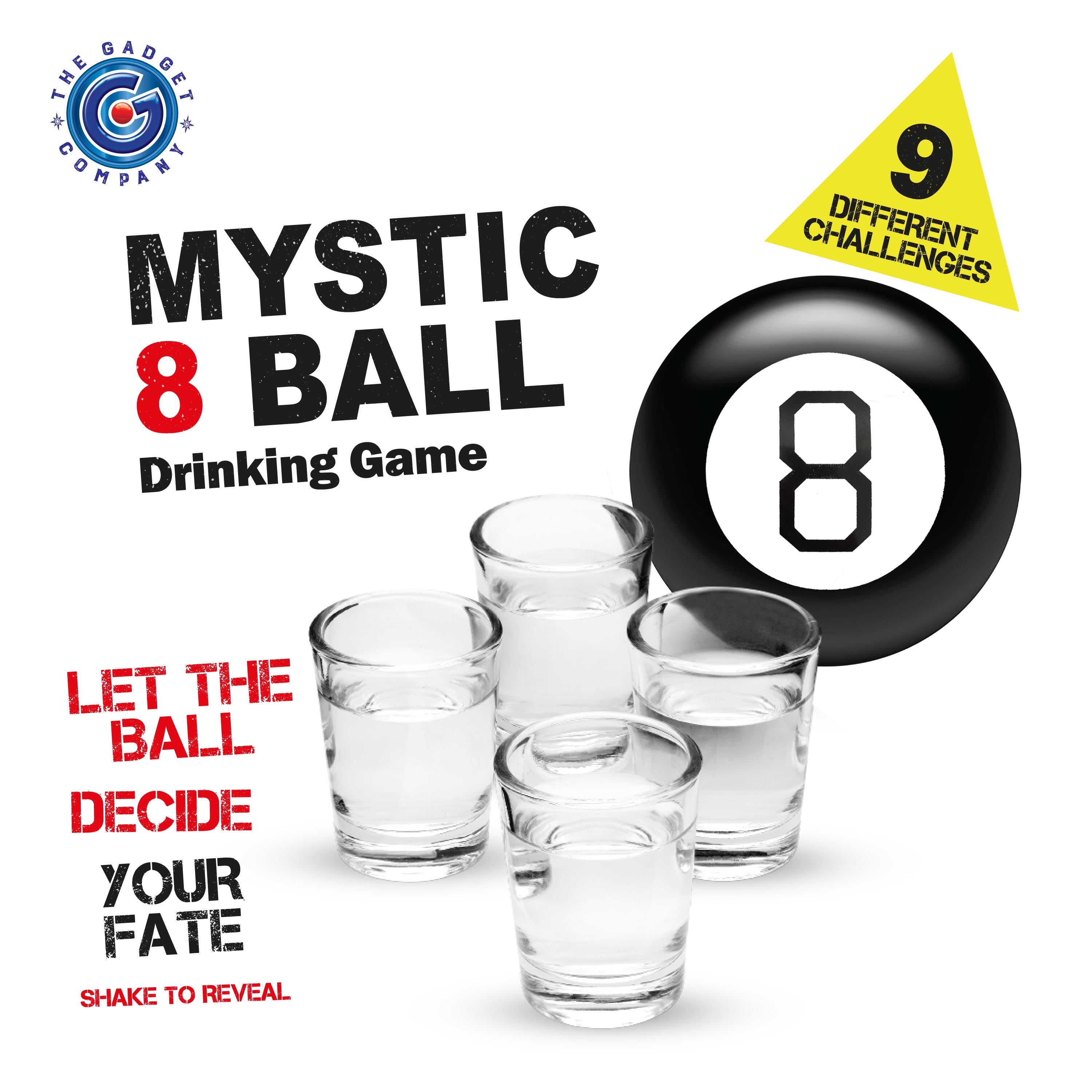 Magic Ball + 4pcs glass cup