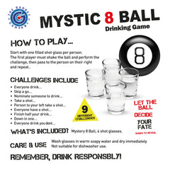 Magic Ball + 4pcs glass cup