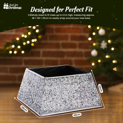 Square Tree Skirt Silver (12)