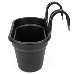 Hanging Flower Pot Black