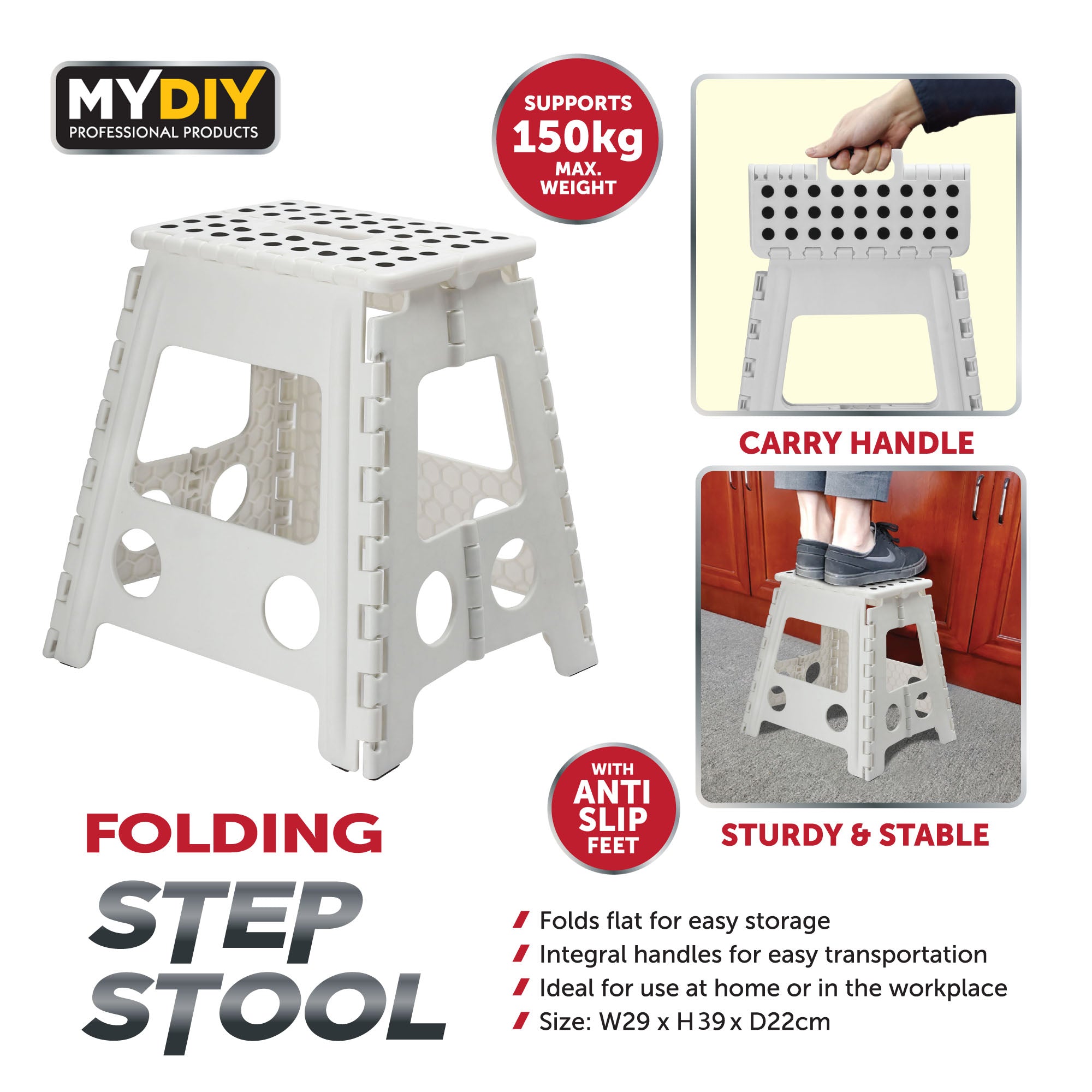 Foldable Step Stool for Easy Access
