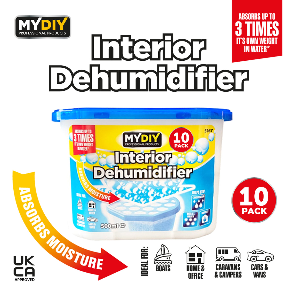 10PK Interior Dehumidifier