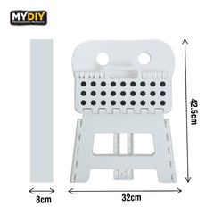 2-in-1 Folding Chair White