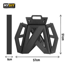 Folding Stool 29*22*39 Black