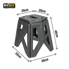 Folding Stool 29*22*39 Grey