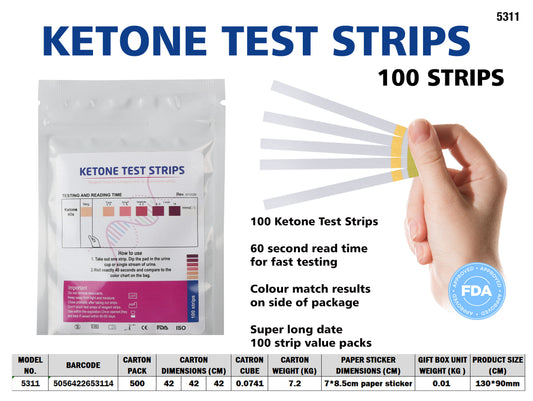0.5-16 Ketone Test Strips