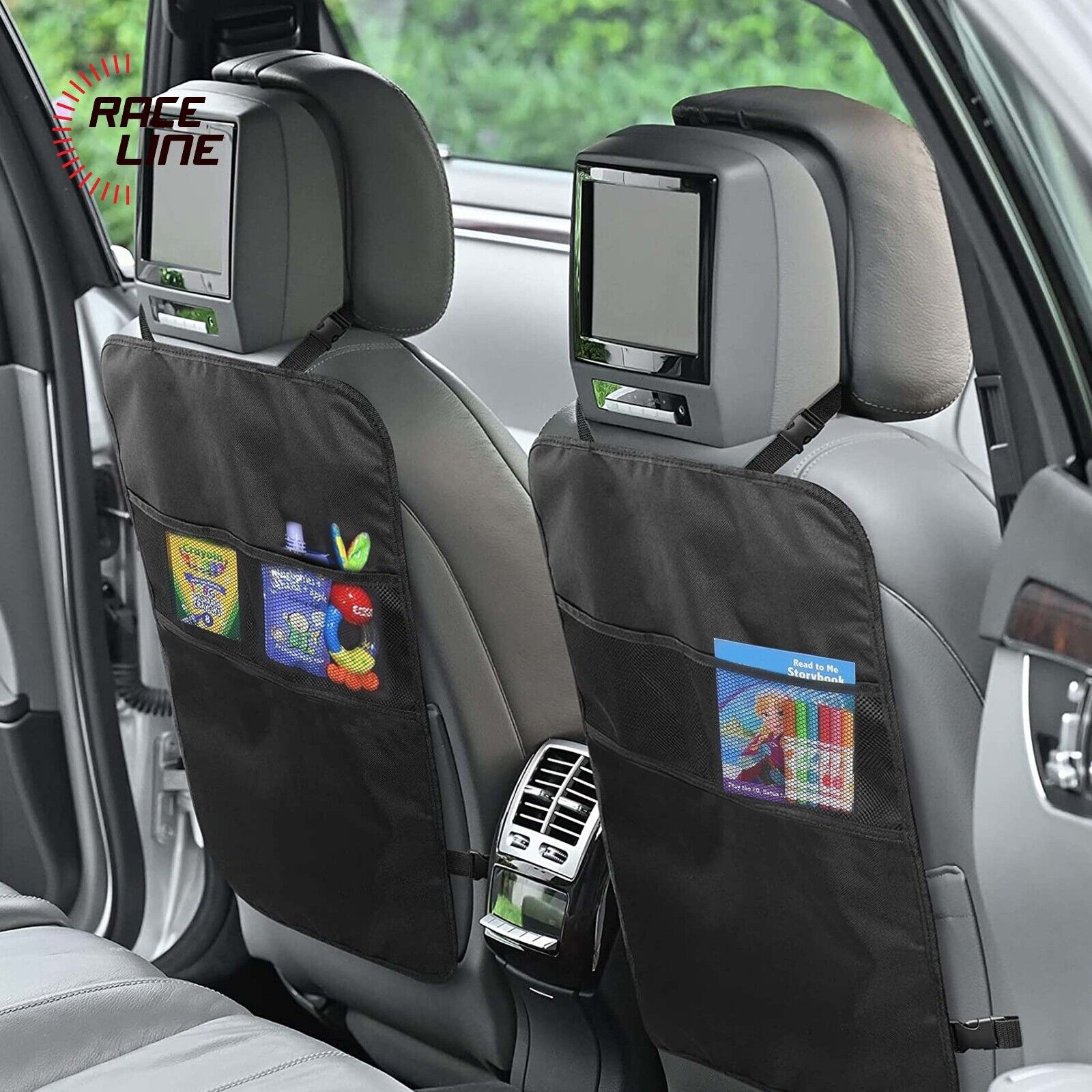 Multi-Pocket Car Seat Back Organiser