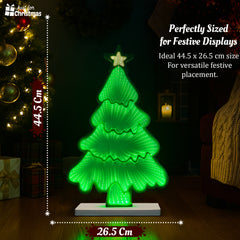 Christmas-Tree Tunnel Lights
