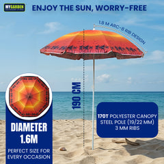 Beach Umbrella Orange